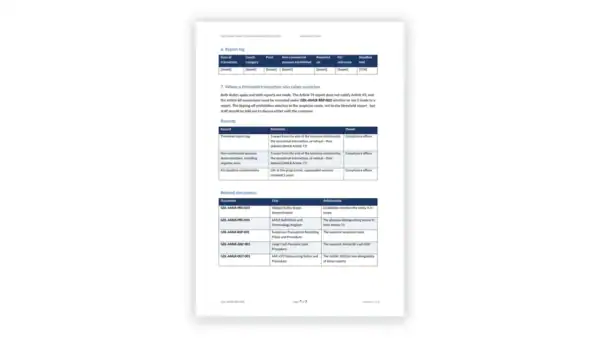 EU AMLR Toolkit sample: High-Value Goods Threshold Reporting Procedure