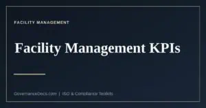 Facility management KPIs and what they measure