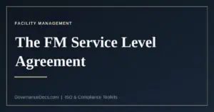 The facility management SLA explained