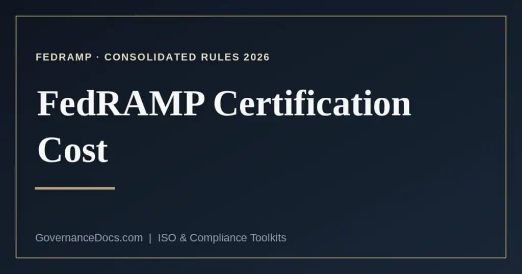 FedRAMP certification cost explained