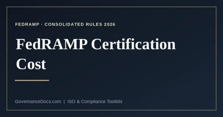 FedRAMP certification cost explained