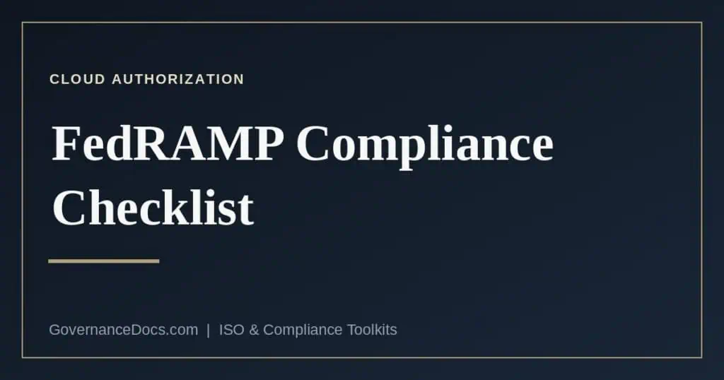 FedRAMP compliance checklist: Rev5 and 20x paths and key dates