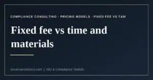 fixed fee vs time and materials explained