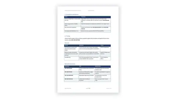 GENIUS Act Toolkit sample: GDL-GEN-ISS-002 - Minting and Burning Authorization Procedure