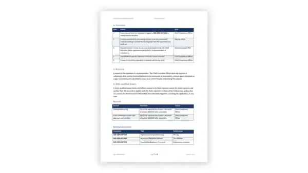 GENIUS Act Toolkit sample: GDL-GEN-SUP-001 - Supervisory Reporting Procedure