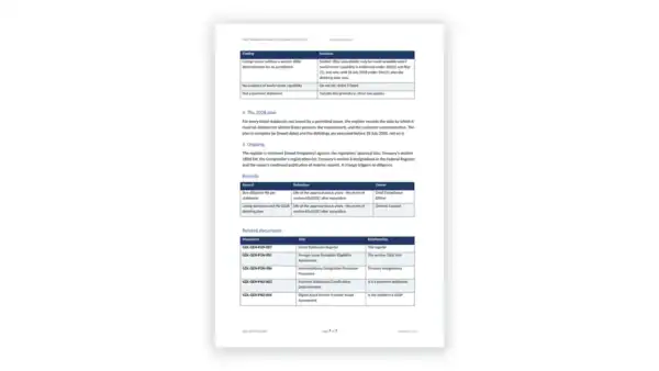GENIUS Act Toolkit sample: GDL-GEN-FGN-005 - DASP Stablecoin Listing Due Diligence Procedure