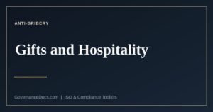 The gifts and hospitality policy explained