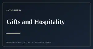 The gifts and hospitality policy explained