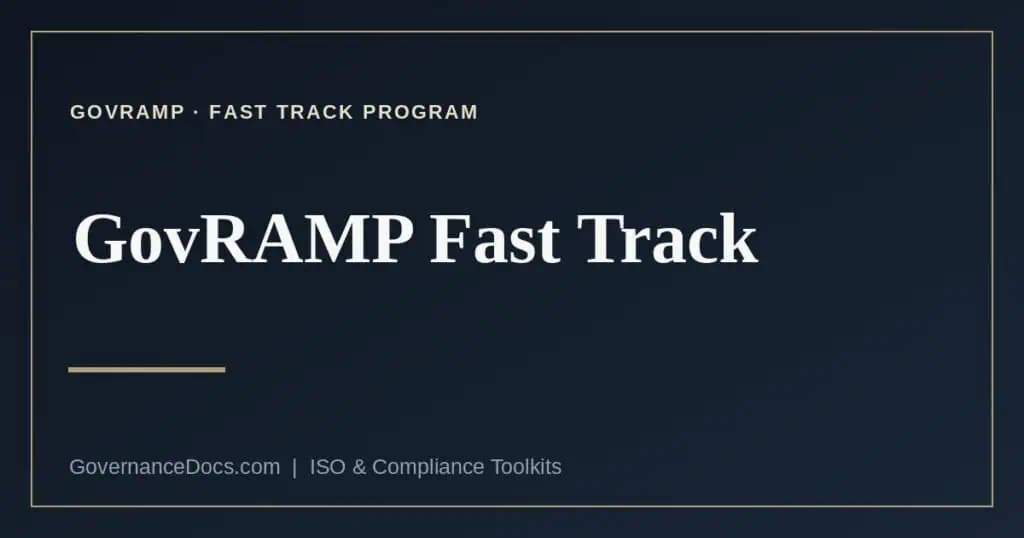 GovRAMP Fast Track explained