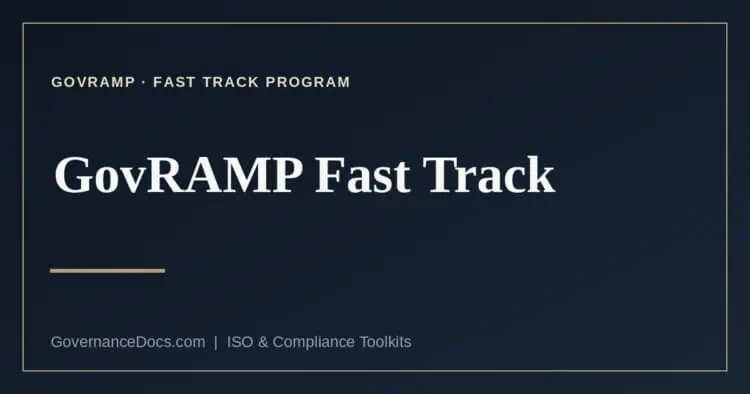GovRAMP Fast Track explained