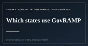 which states use GovRAMP explained