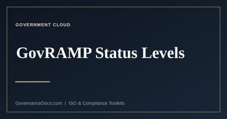 GovRAMP status levels explained