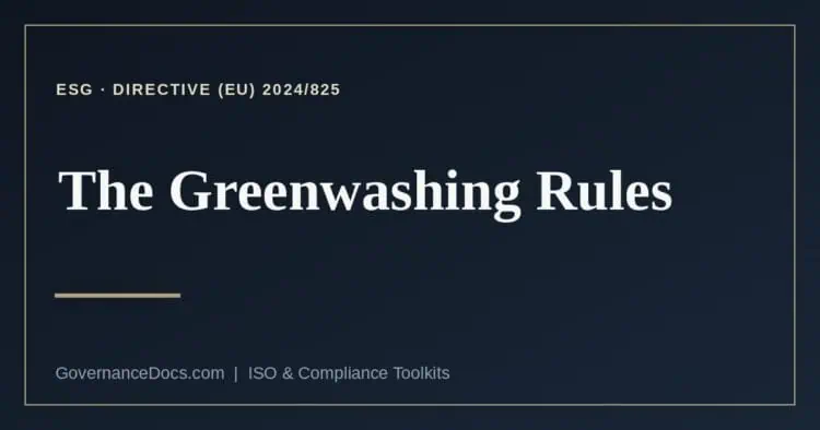 greenwashing explained