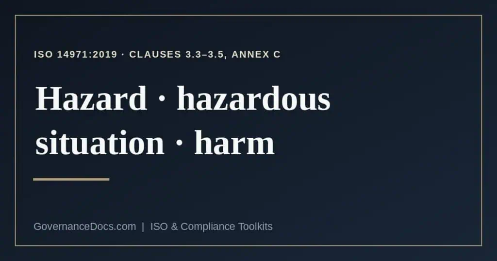 hazardous situation explained