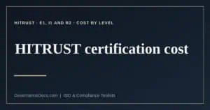 HITRUST certification cost explained