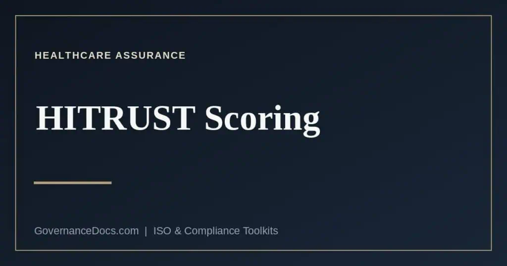 HITRUST scoring and the maturity levels