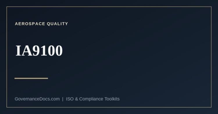 IA9100 and the AS9100 revision