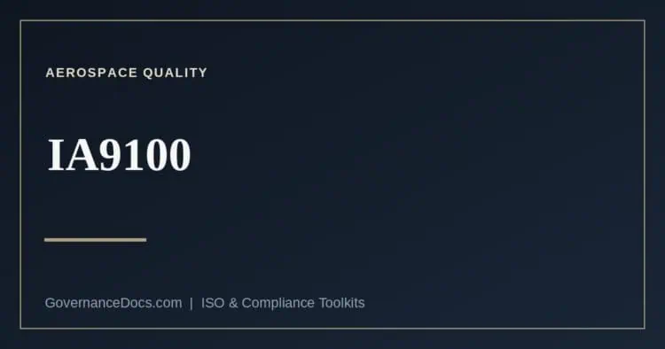 IA9100 and the AS9100 revision