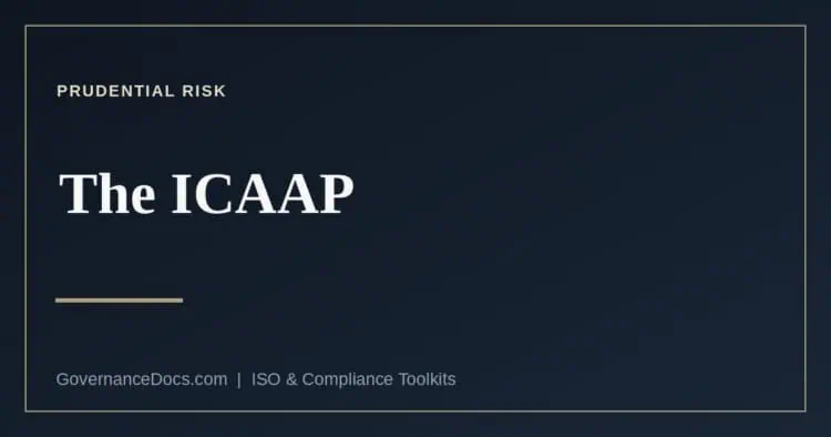 The ICAAP explained
