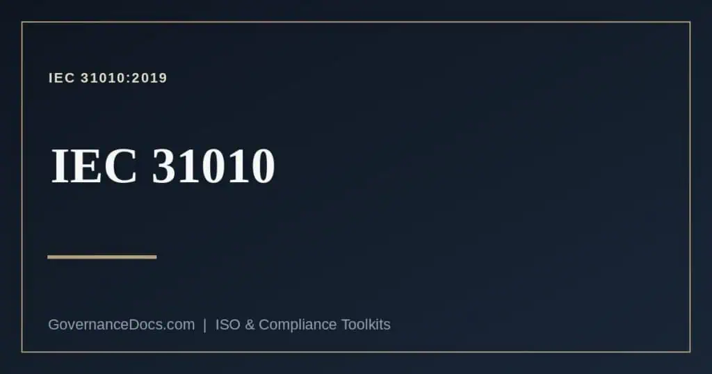 IEC 31010 explained
