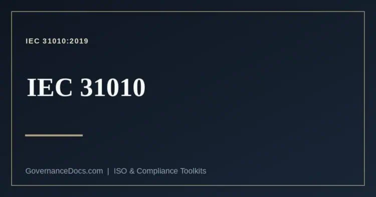 IEC 31010 explained