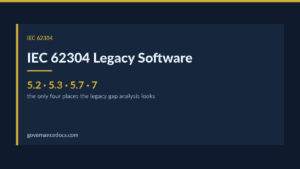 IEC 62304 legacy software — IEC 62304 Legacy Software: The Clause 4.4 Route Explained Step by Step (Clear 2026 Guide)