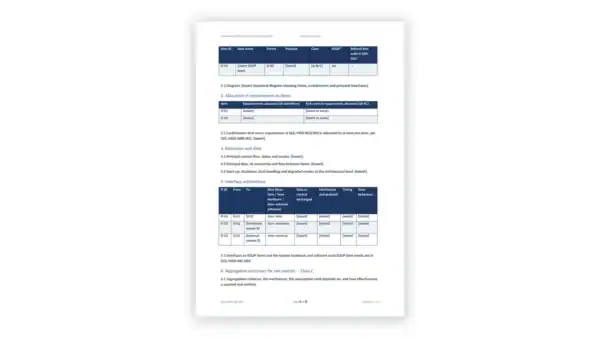 IEC 62304 Toolkit sample: GDL-MDS-ARC-002 - Software Architecture Document Template