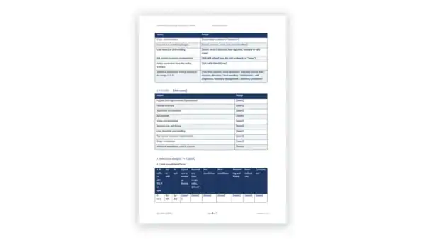 IEC 62304 Toolkit sample: GDL-MDS-DES-002 - Software Detailed Design Document Template