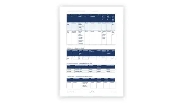 IEC 62304 Toolkit sample: GDL-MDS-INT-002 - Software Integration Test Specification Template