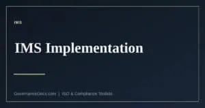 IMS implementation explained