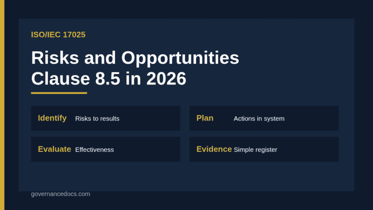 ISO 17025 risks and opportunities guide cover