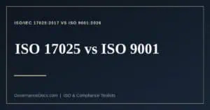 ISO 17025 vs ISO 9001 explained
