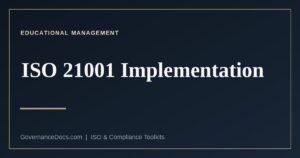 ISO 21001 implementation step by step