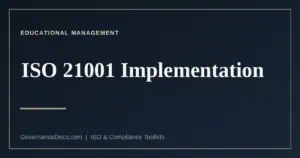ISO 21001 implementation step by step