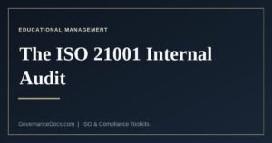 The ISO 21001 internal audit checklist