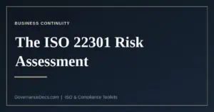 The ISO 22301 risk assessment explained