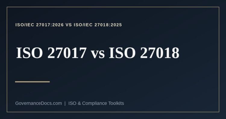 ISO 27017 vs ISO 27018 explained