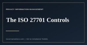 ISO 27701 controls in the 2025 edition