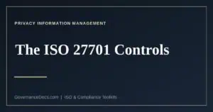ISO 27701 controls in the 2025 edition
