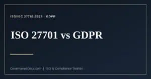 ISO 27701 vs GDPR explained