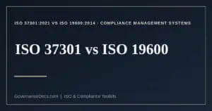 ISO 37301 vs ISO 19600 explained