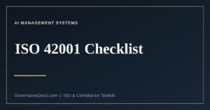 ISO 42001 checklist: mandatory clauses and the 38 Annex A controls