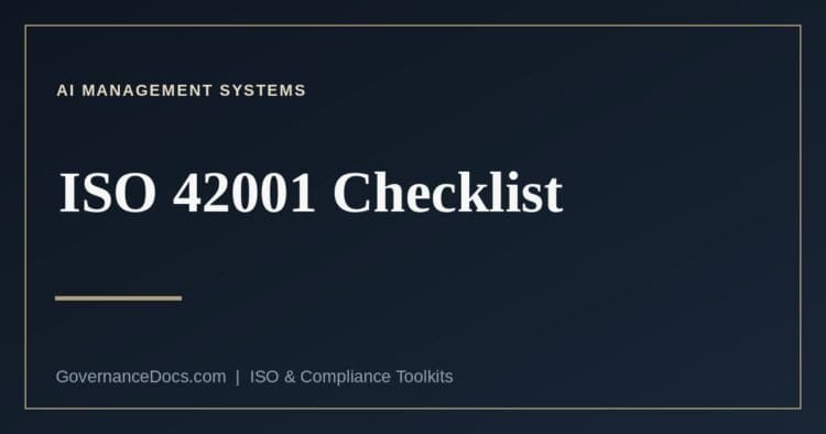 ISO 42001 checklist: mandatory clauses and the 38 Annex A controls