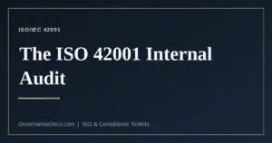 ISO 42001 internal audit explained