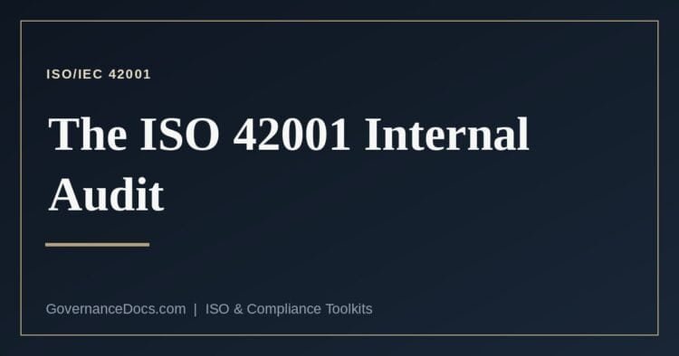 ISO 42001 internal audit explained