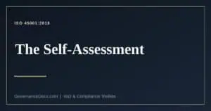 ISO 45001 self-assessment explained