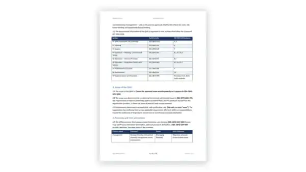 ISO 9001 Toolkit for ISO 9001:2026 sample: GDL-QMS-GOV-001 - Quality Manual