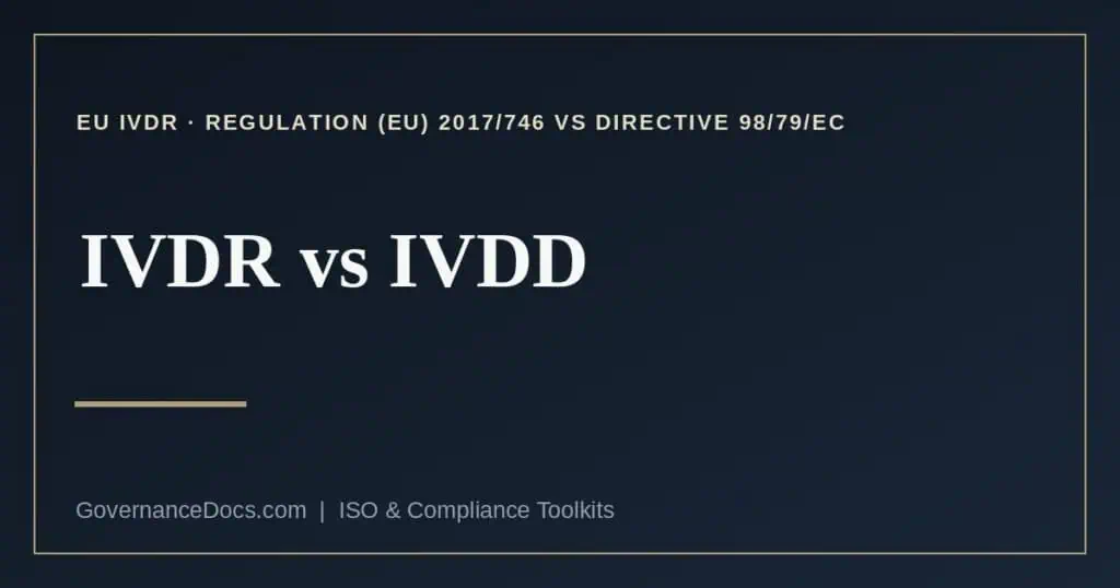 IVDR vs IVDD explained
