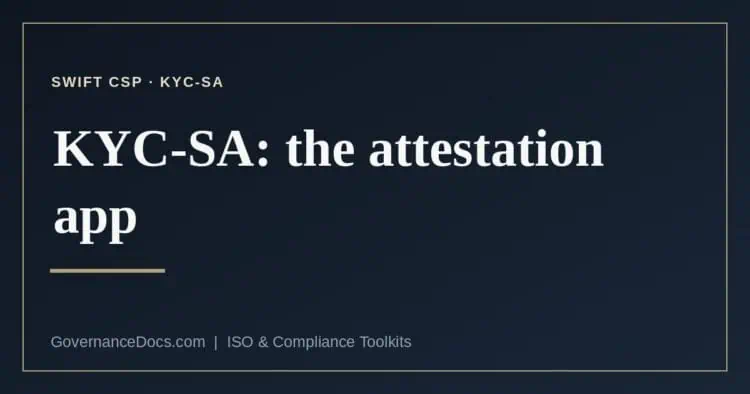 KYC-SA explained