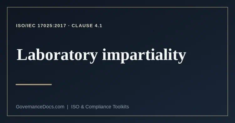 laboratory impartiality explained